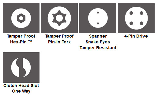 Tamper Proof Screws